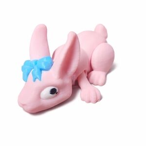 Pink Bunny Figurine